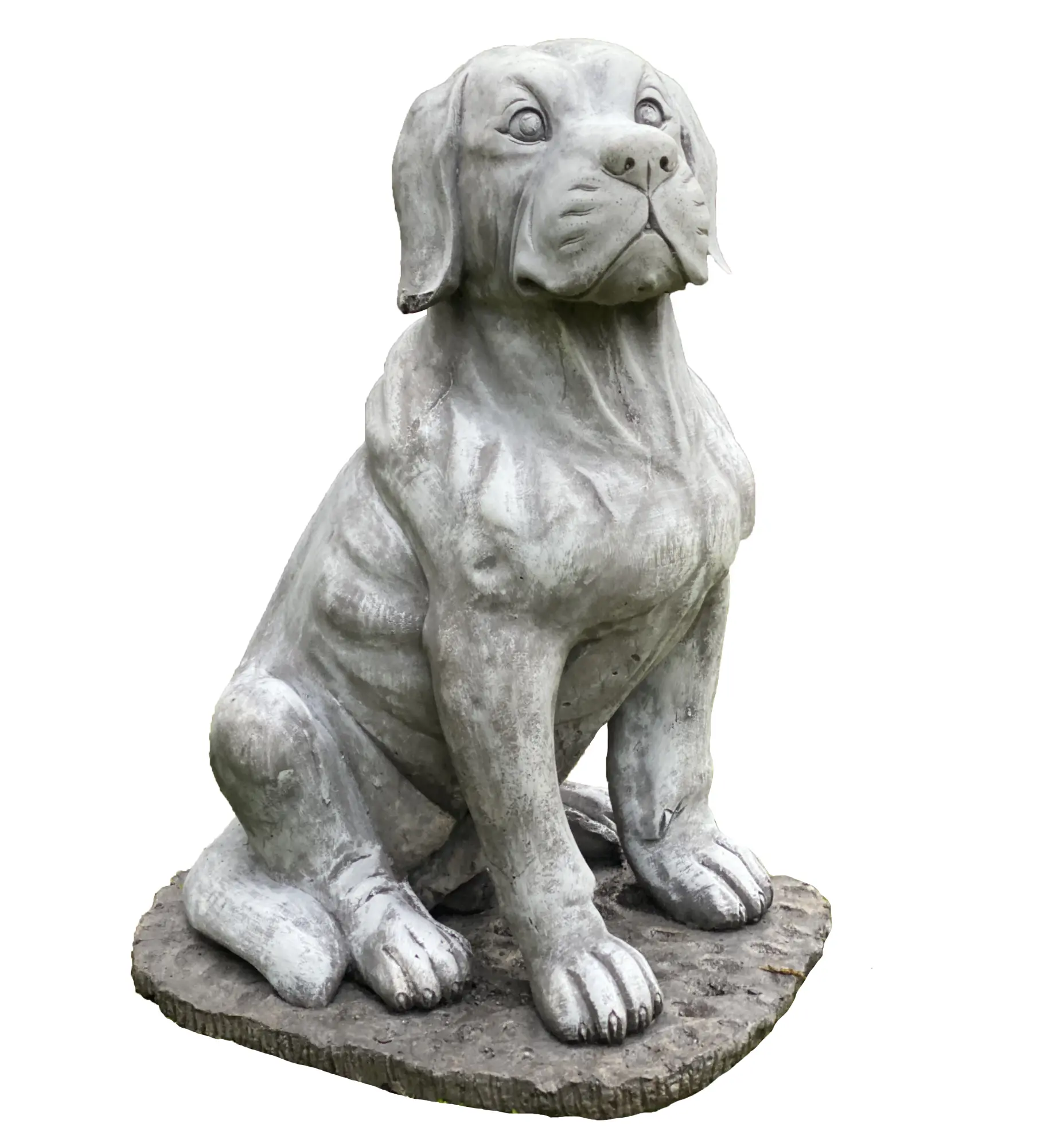 Product image 7 of the product “Henry - Dog, sitting 66cm H | cast stone ”